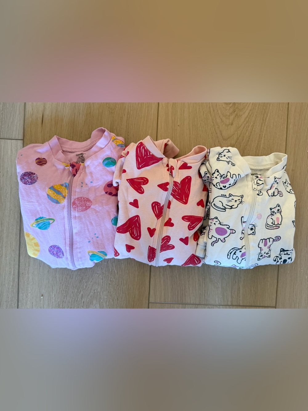 Bundle of George Girls Sleepers (Size 12-18m)